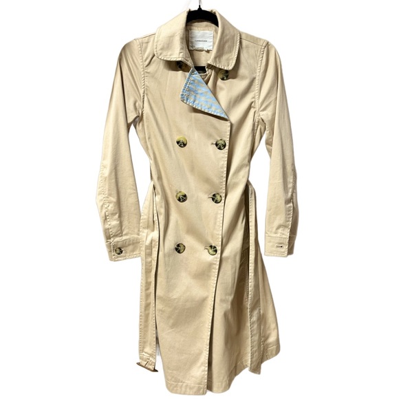 Anthropologie - Pale yellow trench coat - Picture 1 of 4